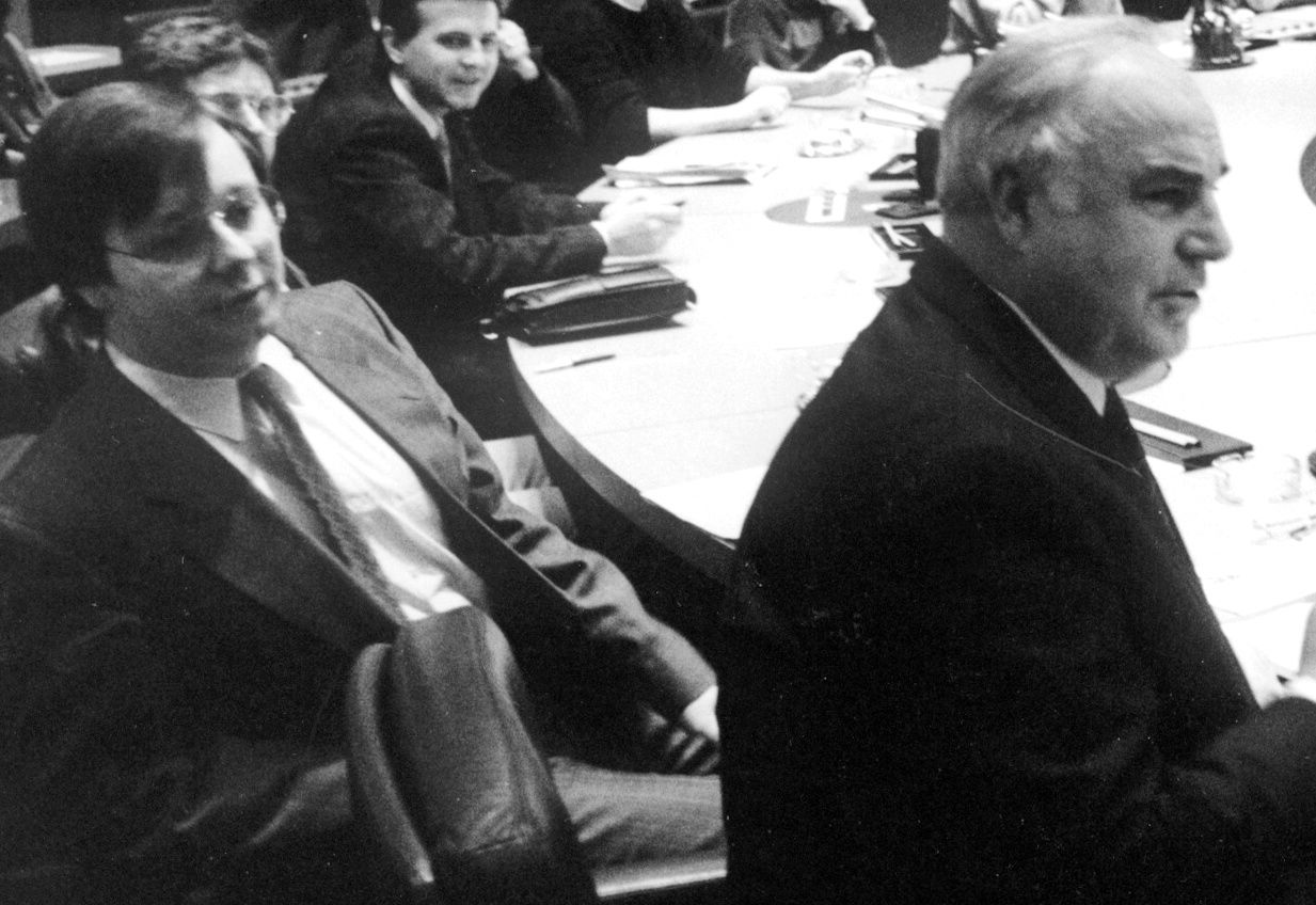 Mit Helmut Kohl im Kanzleramt 1989